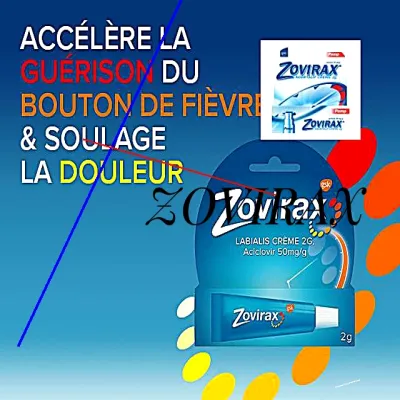 Zovirax creme 2g prix